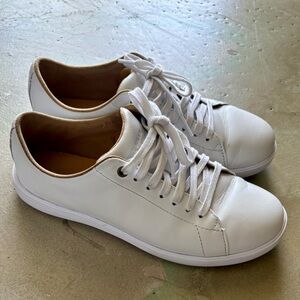 Cole Haan white leather sneakers